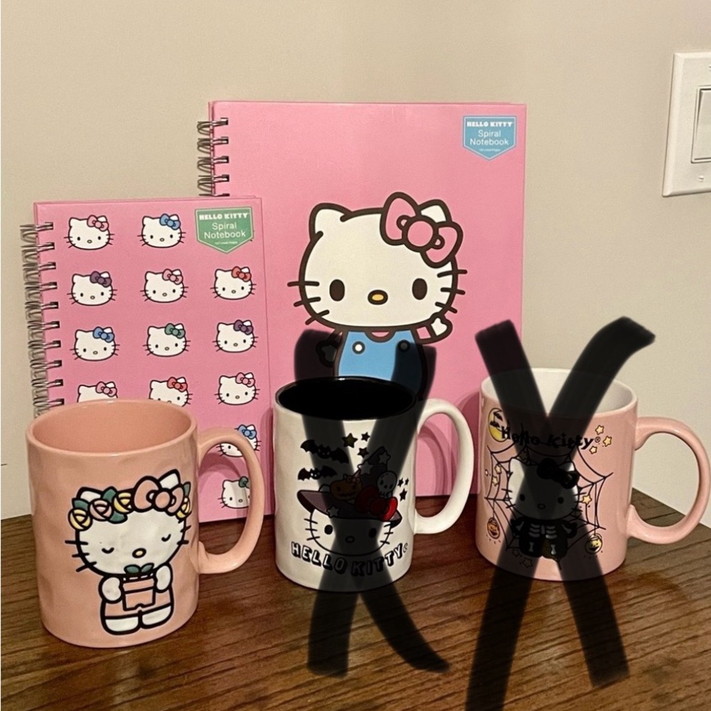 Hello Kitty Halloween Bundle Mugs and Notebooks